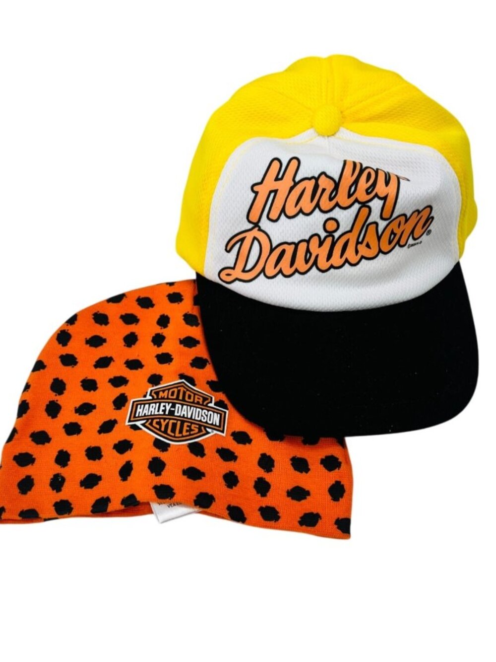Set of 2 infant/toddler Harley Davidson hats